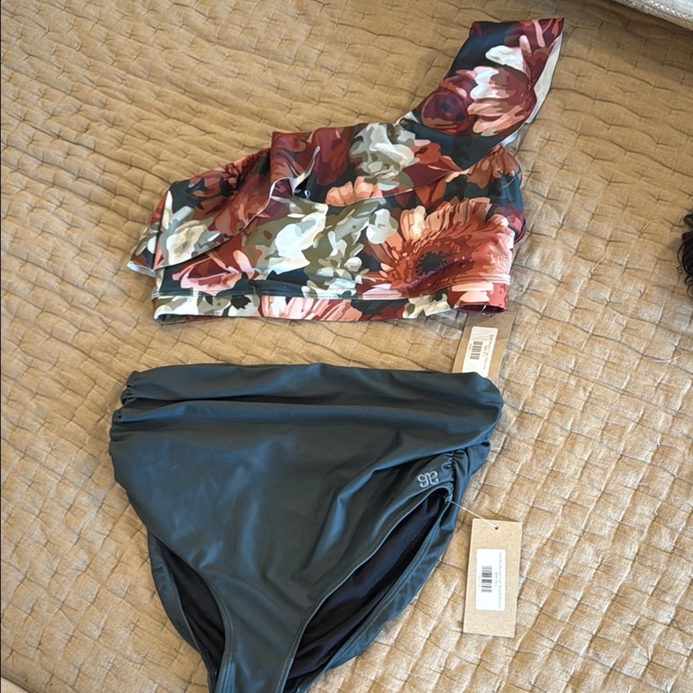 Albion Fit One-Shoulder Bikini Set